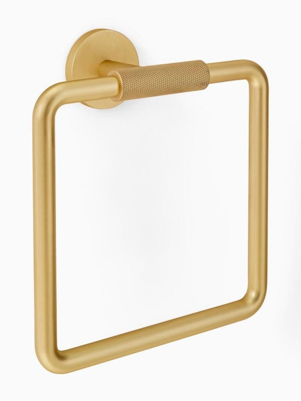 West Elm Matte- NWT Knurled Towel Ring